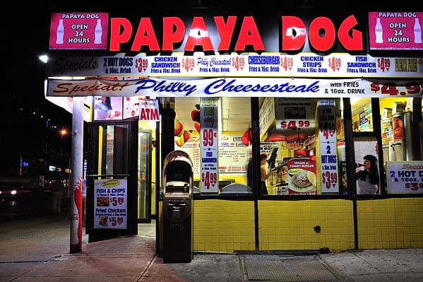 Papaya Dog in nyc